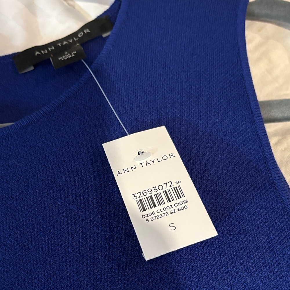 Ann Taylor Royal Blue Tank Top - Picture 3 of 6